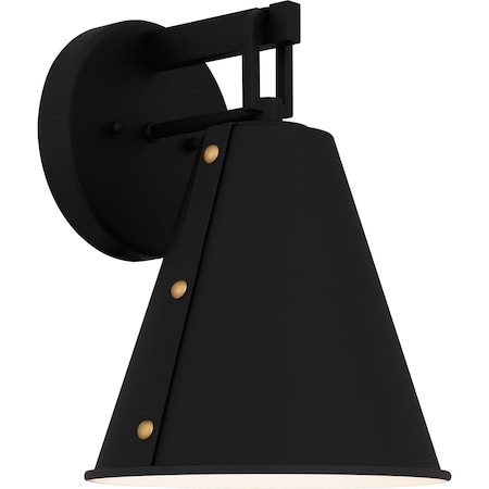 Quoizel Hyde Outdoor Wall 1 Light Matte Black. HYD8408MBK